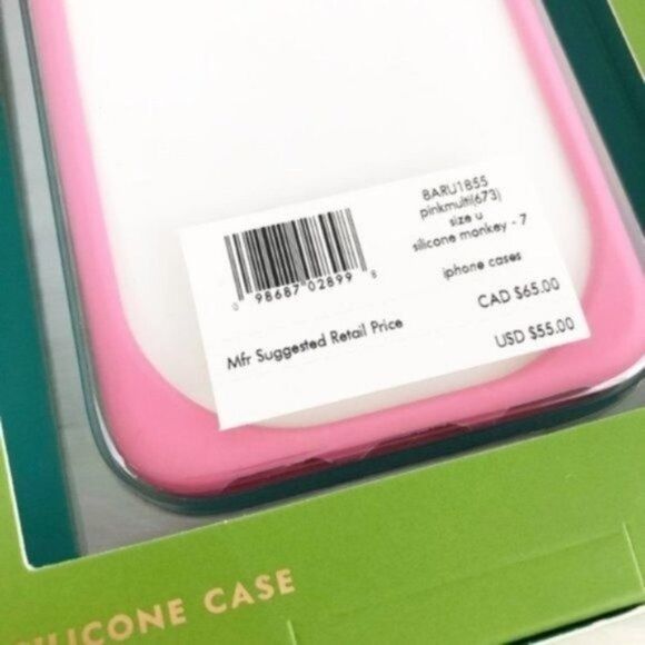 KATE SPADE Monkey iPhone 7 Silicone Case  - Picture 4 of 4